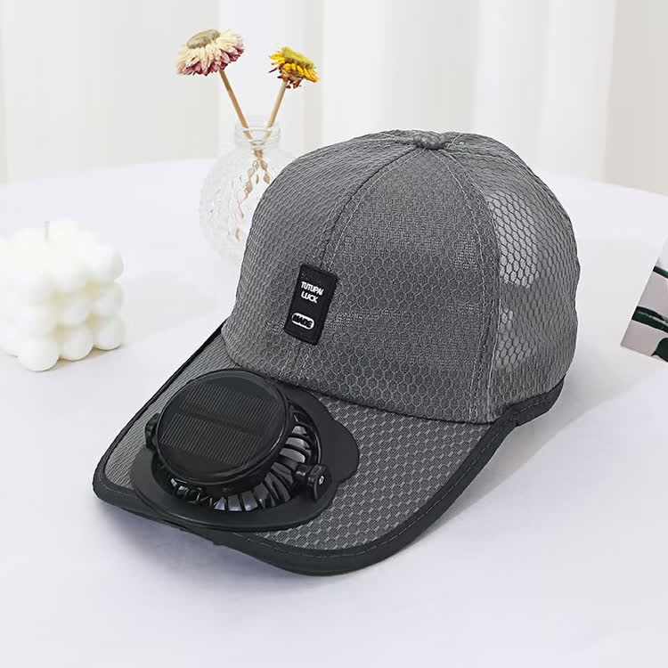 Outdoor Sun Protection Solar-powered Fan & Baseball Cap - image 20