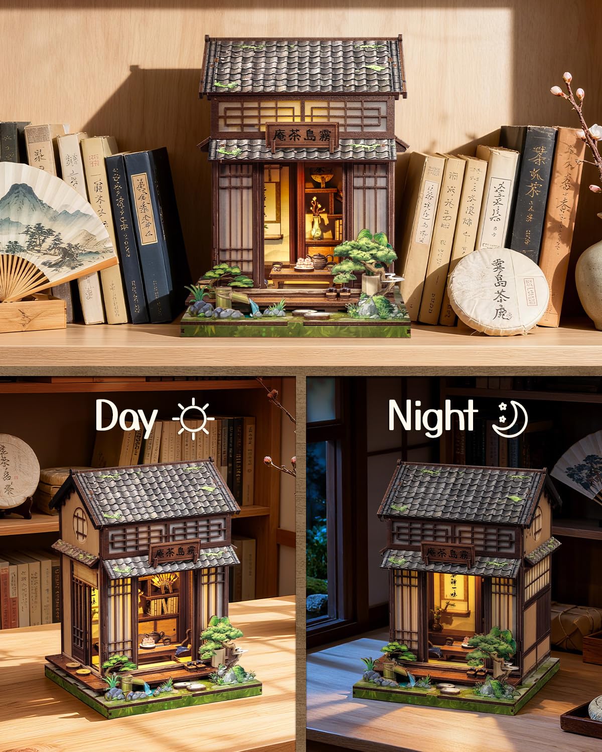 Japanese Book Nook Kit, Diy Miniature House Kits For Adults
