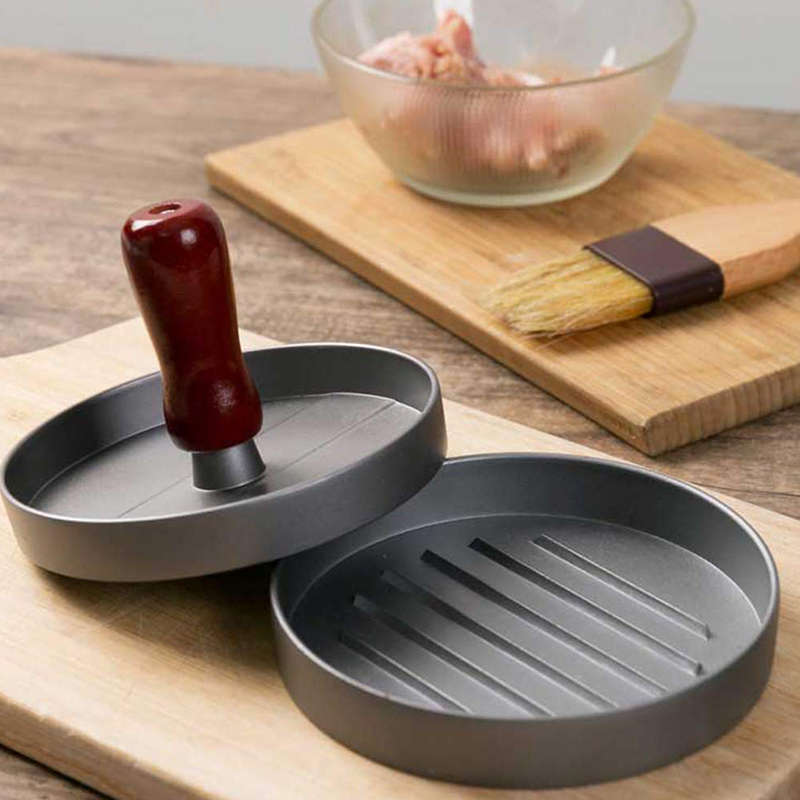 Hamburger Meat Press - Non-stick Burger Press Aluminum Mold Press Party Maker - image 7