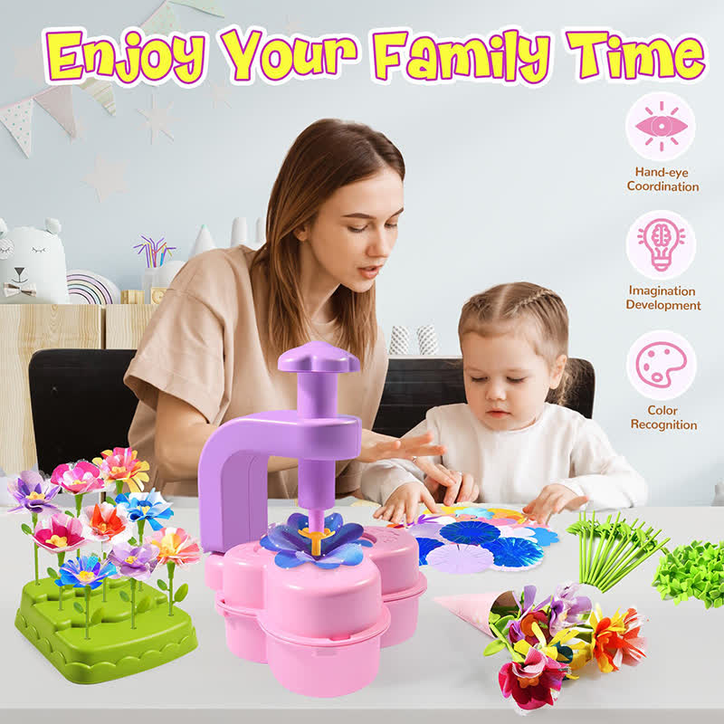 Flower Bouquet Craft Kit Flowers Market Toy Educational Toys Fun Diy Activity Set Christmas Birthday Gift - image 13