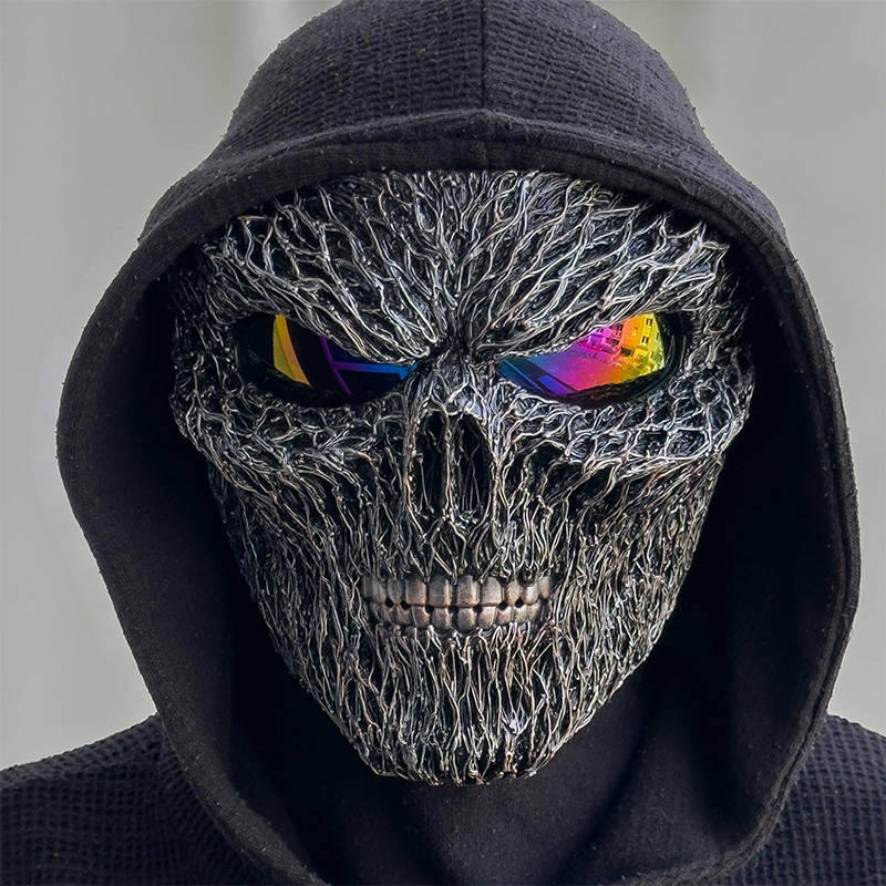 Gothic Horror Skull Mask For Cosplay Halloween Party - Skull mask - image 5