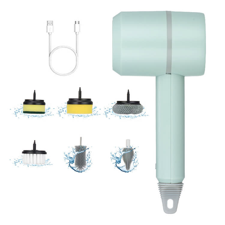 Multifunctional Electric Household Brush - GREEN 6 - image 18