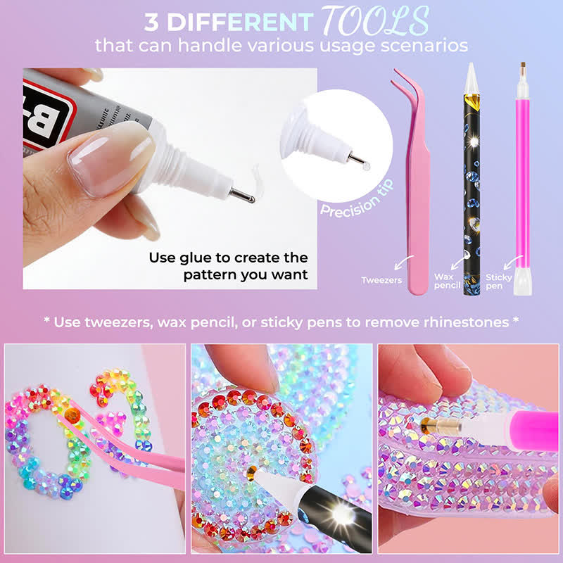 Bedazzling Kit 48000pcs 60 Colors 3mm Resin Jelly Rhinestones - image 5