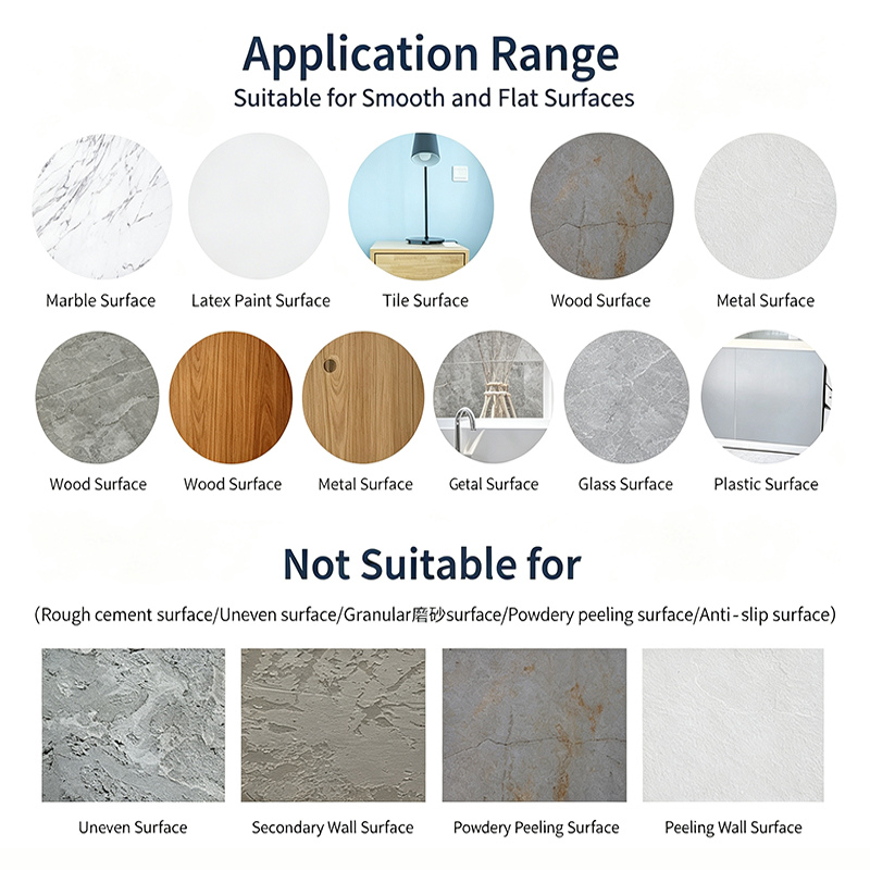 Metallic Luster Texture（fire/water/oil Prevention） Multifunctional Stickers - image 11