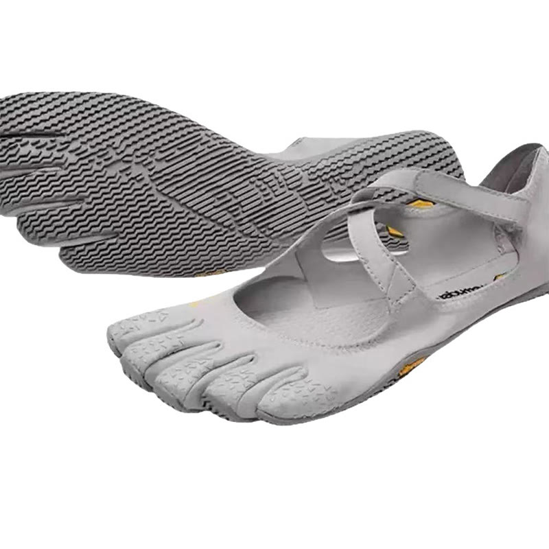 Women's Five-toe Comprehensive Training Shoes, Yoga Pilates Fitness Dance Footwear, Barefoot Non-slip Split-toe Outdoor Shoes - Light Gray - US 9 (41) - image 8