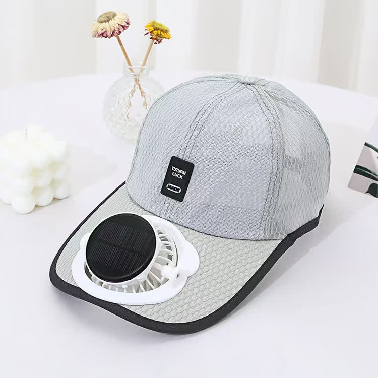 Outdoor Sun Protection Solar-powered Fan & Baseball Cap - image 18
