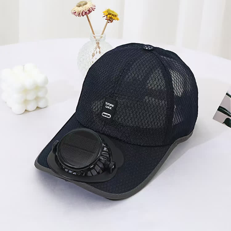 Outdoor Sun Protection Solar-powered Fan & Baseball Cap - image 15