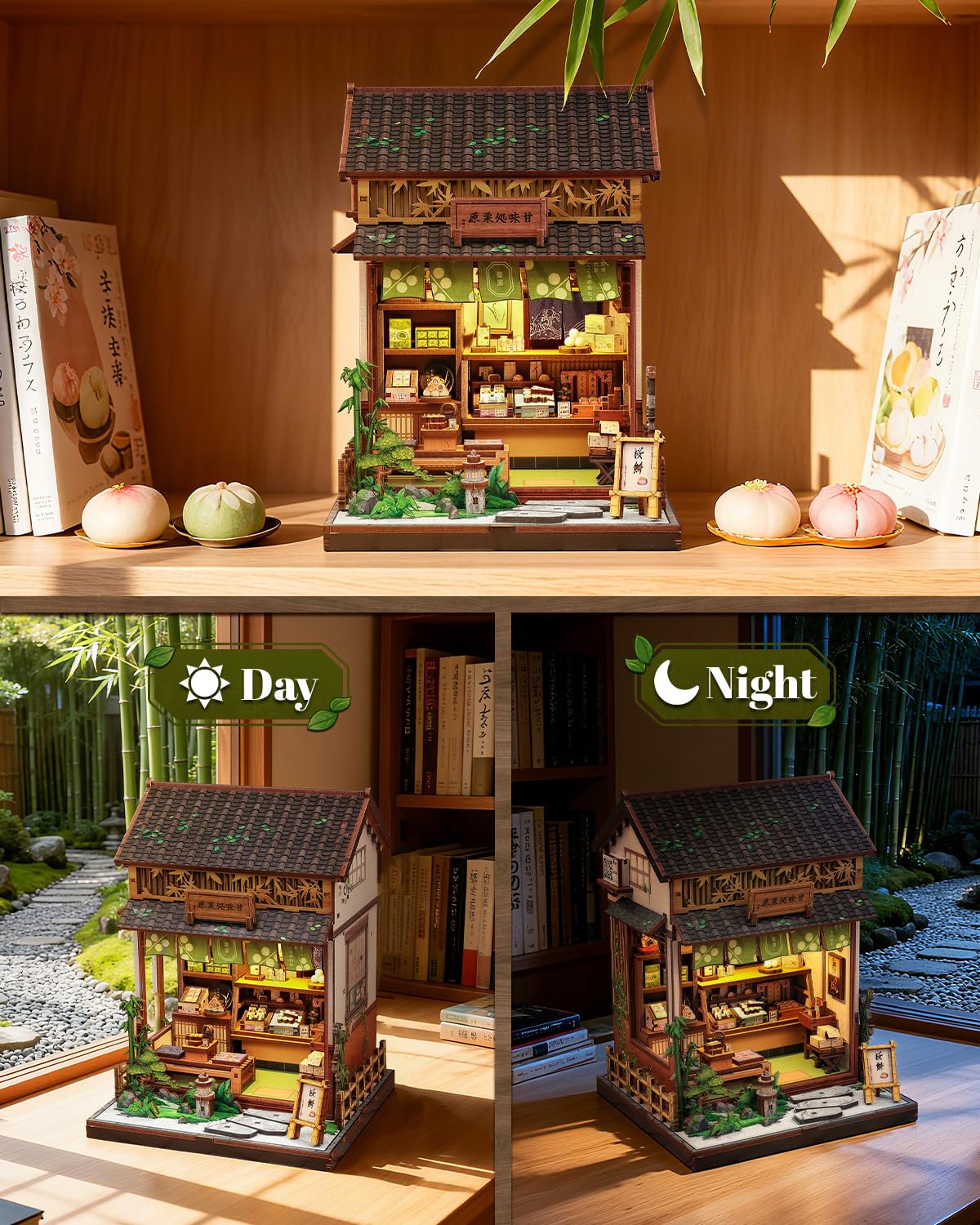 Japanese Book Nook Kit, Diy Miniature House Kits For Adults