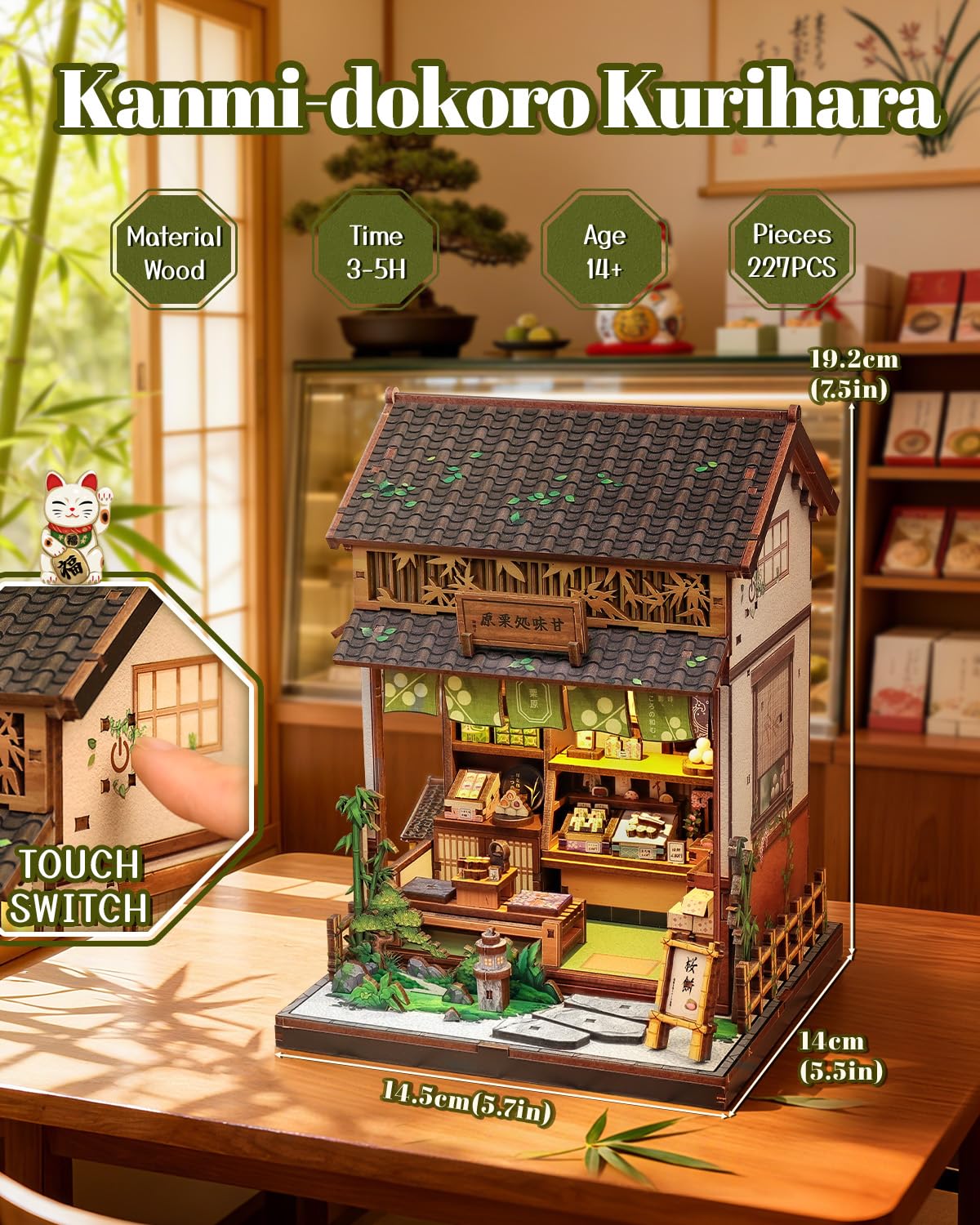 Japanese Book Nook Kit, Diy Miniature House Kits For Adults