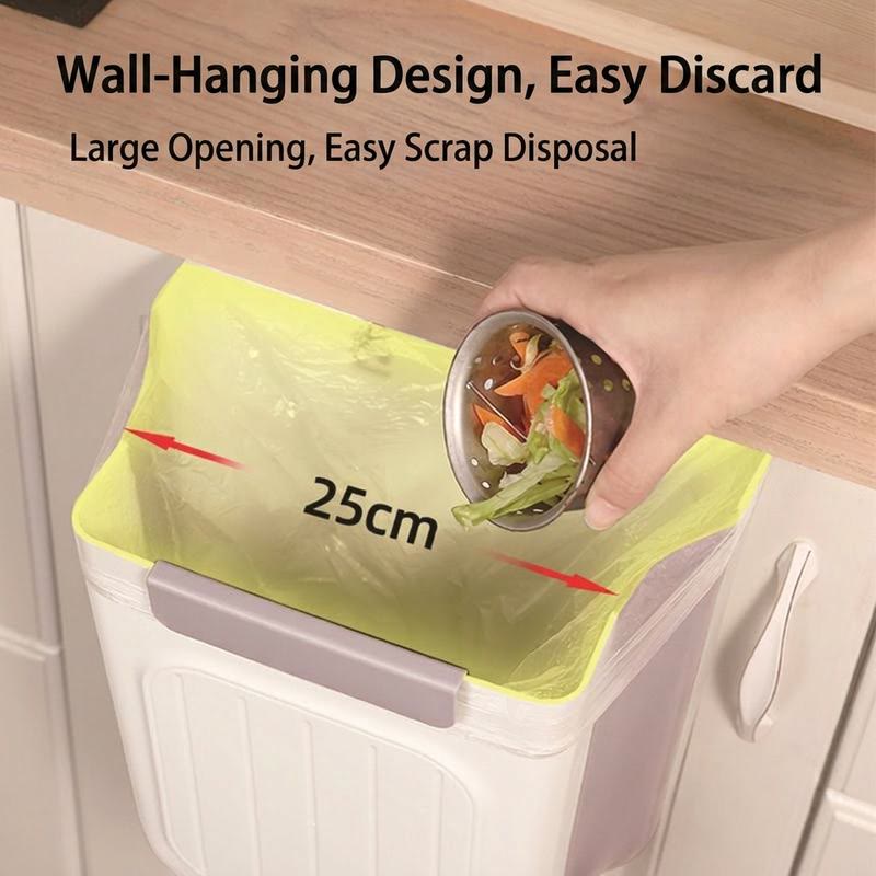Foldable Hanging Trash Can– Space-Saving Bin for Kitchen, RV & Car - image 5