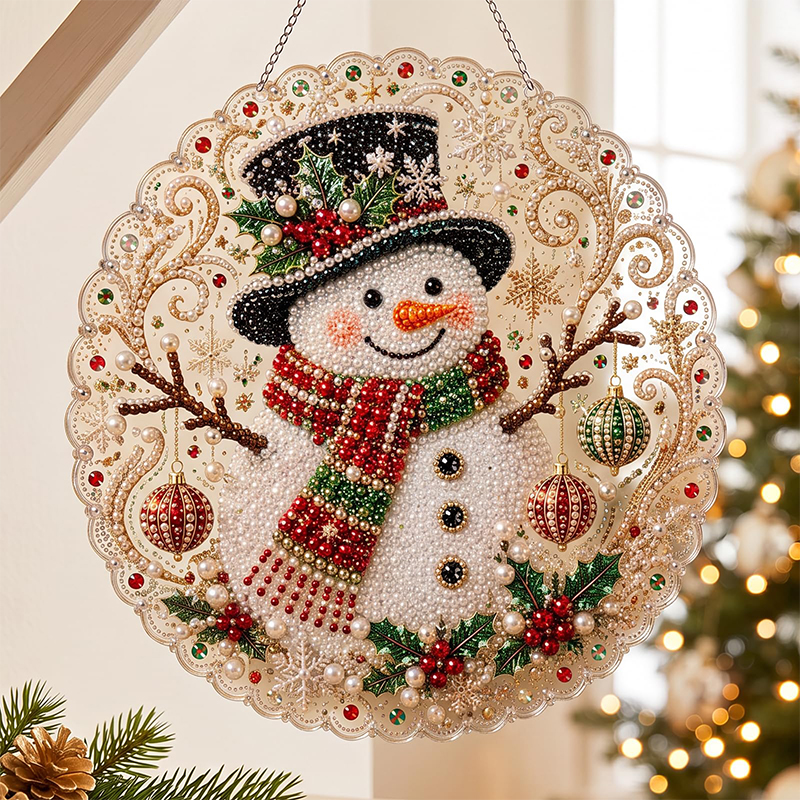 Christmas Pearl Diamond Art Kit For Adults Diy Craft - image 20