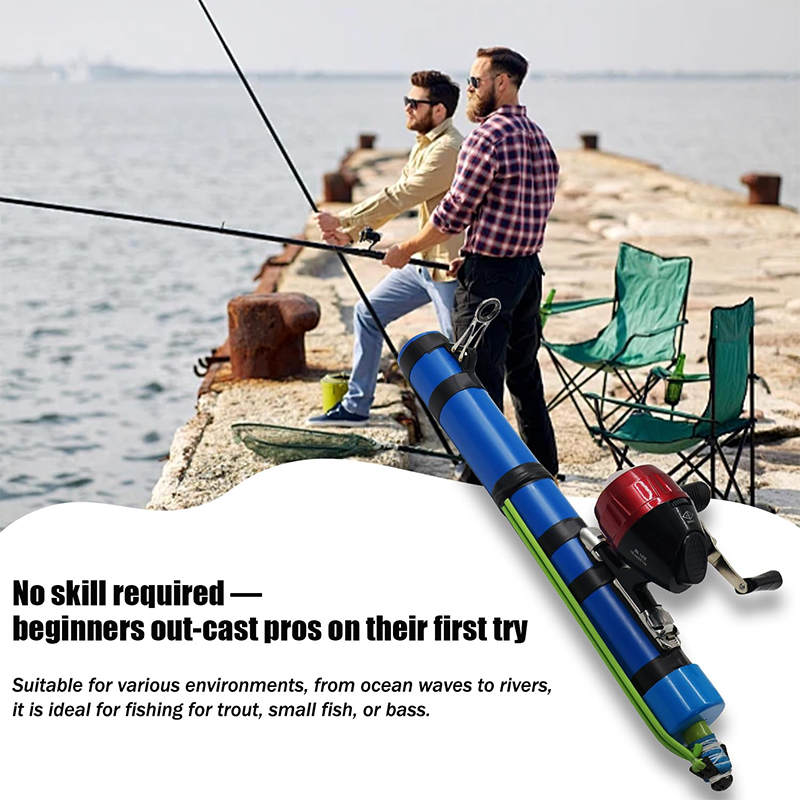Fishing Catapult Rod, Professional Pole Shooting Catapult Fishing Rod Lure Angling Tools, Long-distance Lures Launcher Fishings  - image 4