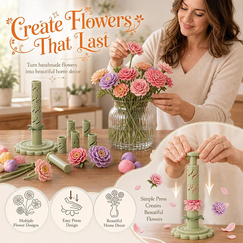 Diy Clay Flower Bouquet Making Kit - image 12