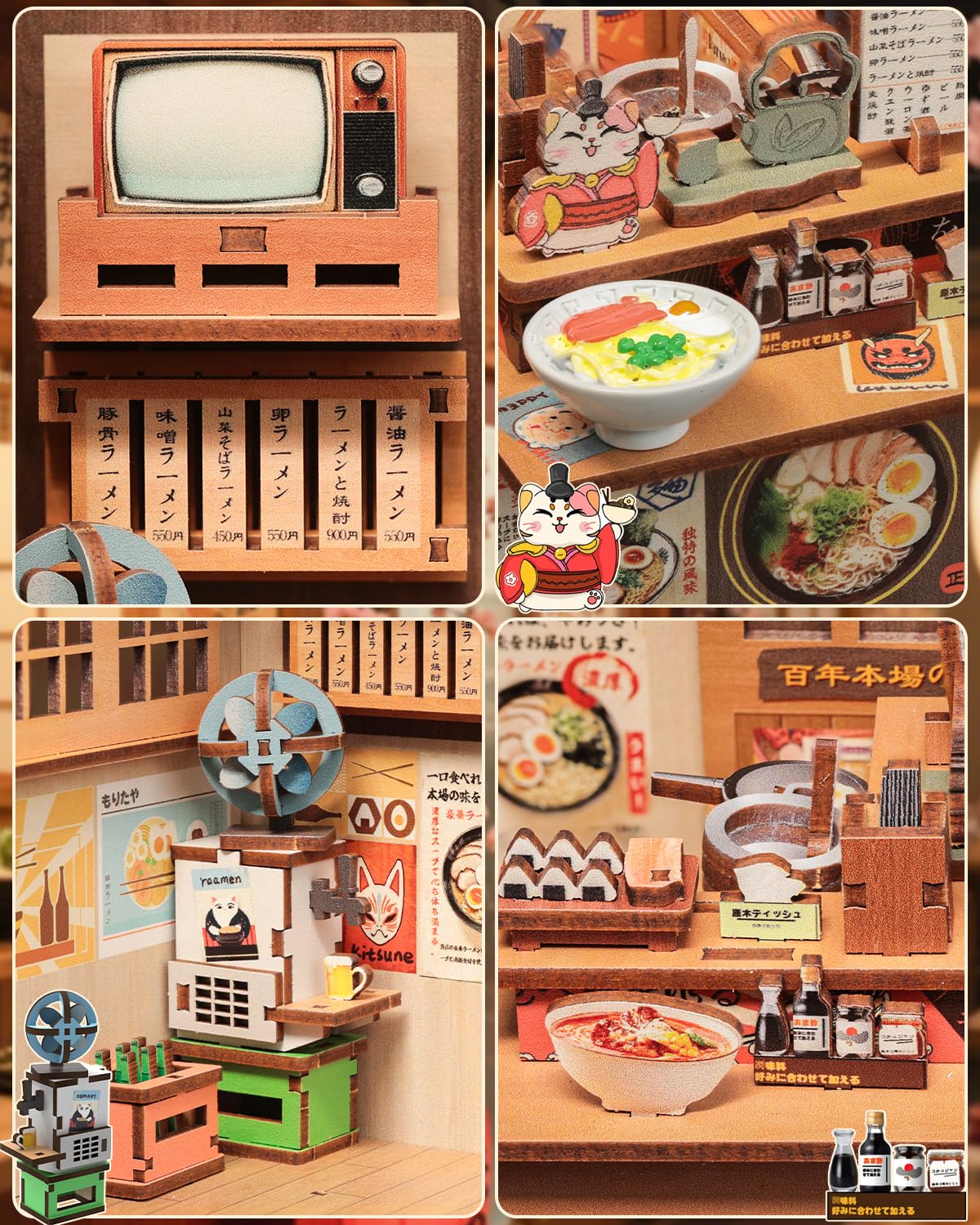 Japanese Book Nook Kit, Diy Miniature House Kits For Adults