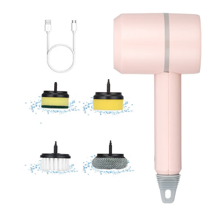 Multifunctional Electric Household Brush - PINK 4 - image 14