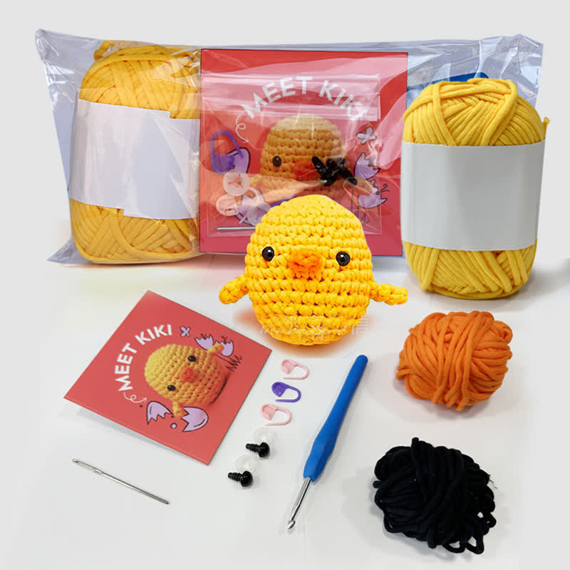Animal Crochet Kit For Beginners - Chick - image 6