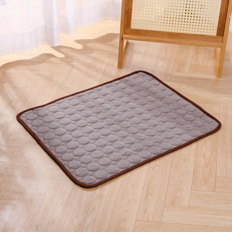 Pet Comfor Summer Cooling Ice-silk Seat Cushion - Brown - 2XL (150*100CM) - image 18