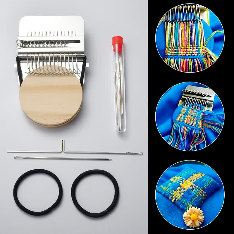 Knit Patch Kit Portable Darning Loom Kit For Beginners - image 6