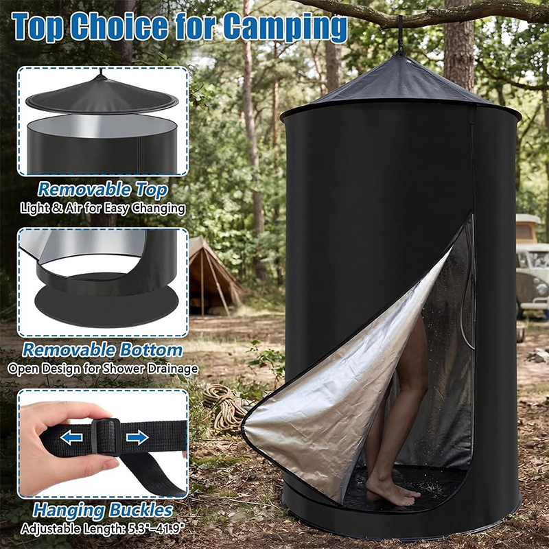 Portable Changing Room Tent - Instant Pop Up Privacy Pod With Suction Cup For Suv Liftgate, For Camping, Shower, Beach And Toile - image 6