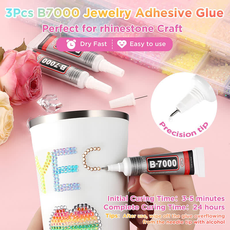 50000 Pcs 3mm Resin Jelly Rhinestones For Bedazzling Kit - image 4