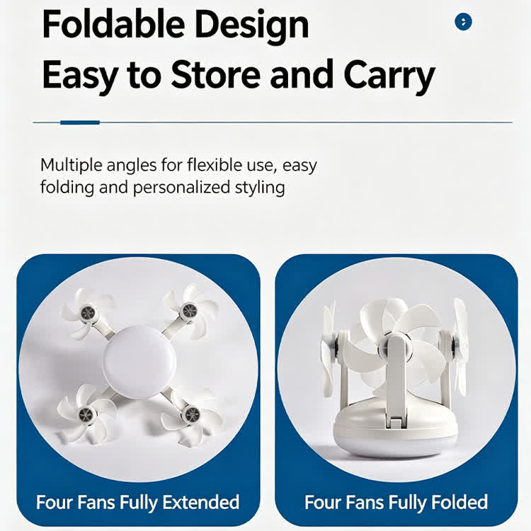 Quiet Home Operation Cooling Bright 2-in-1 Fan & Light - image 7