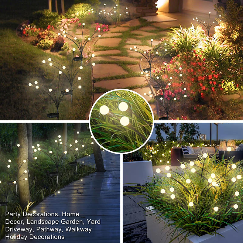 Solar Swaying Garden Light - New Upgraded Solar Garden Lights, High Flexibility Iron Wire & Heavy Bulb Base - image 10