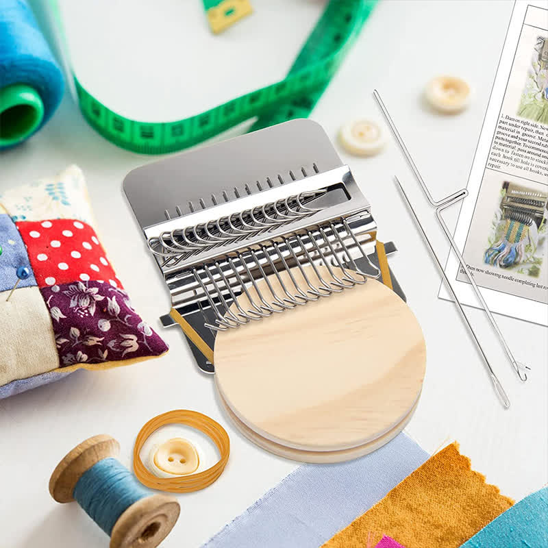 Knit Patch Kit Portable Darning Loom Kit For Beginners - image 9