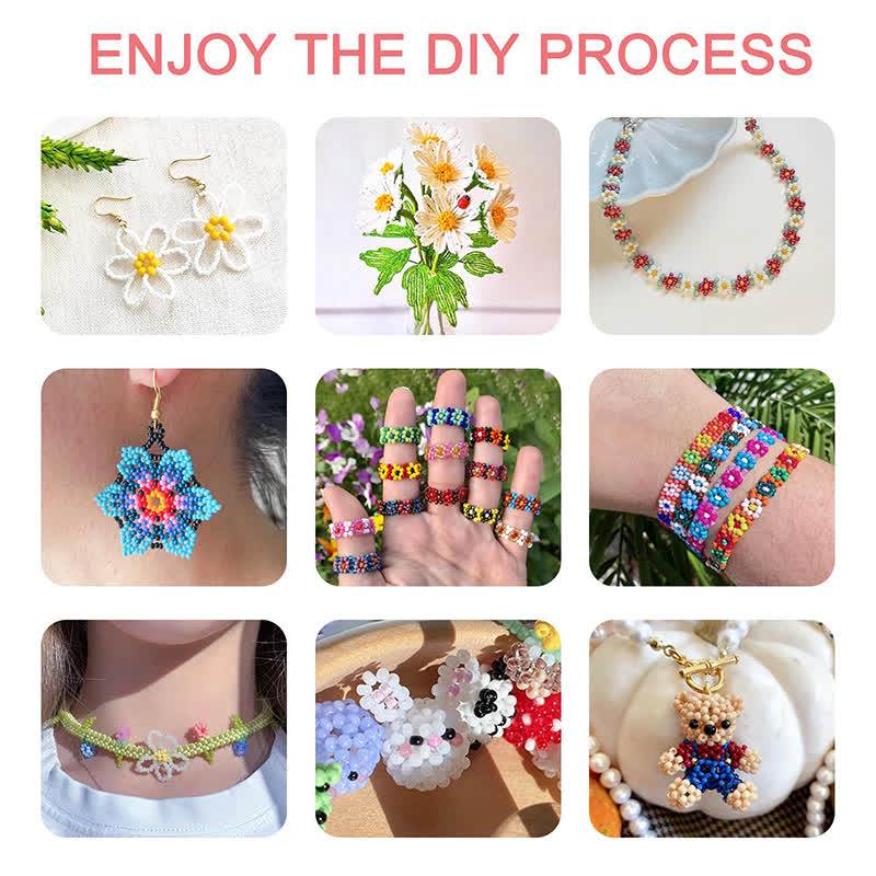 Glass Seed Beads For Jewelry Making Bracelet Making Kit - image 7