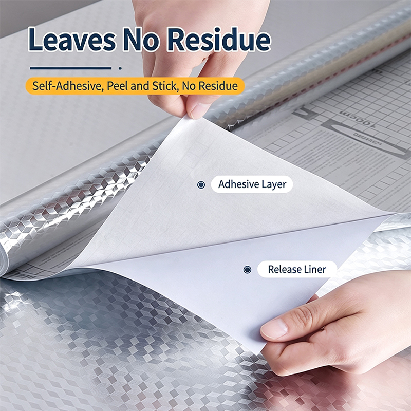 Metallic Luster Texture（fire/water/oil Prevention） Multifunctional Stickers - image 3