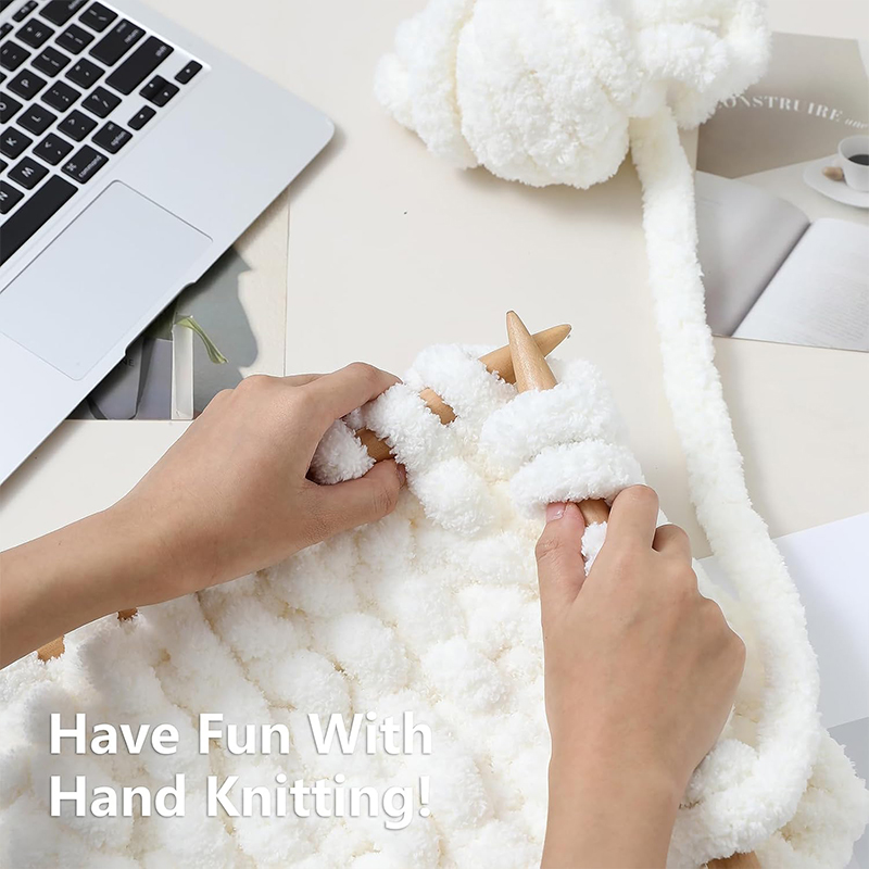 Chunky Yarn For Hand Knitting Soft Plush Yarn Bulky - image 24