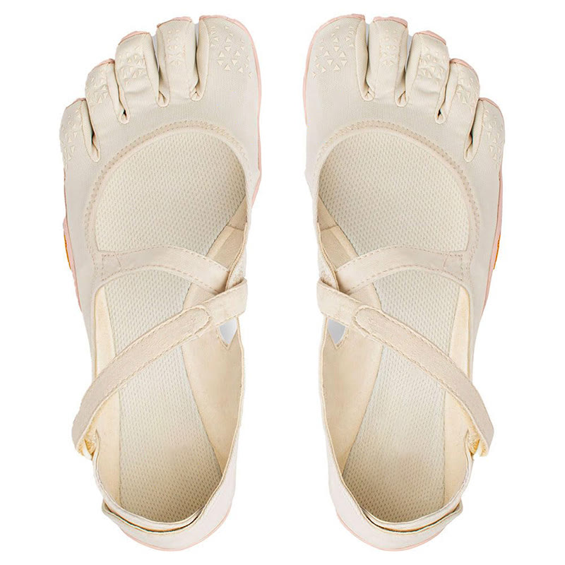 Women's Five-toe Comprehensive Training Shoes, Yoga Pilates Fitness Dance Footwear, Barefoot Non-slip Split-toe Outdoor Shoes - Beige - US 9 (41) - image 6