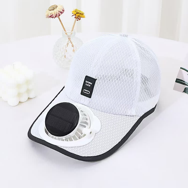 Outdoor Sun Protection Solar-powered Fan & Baseball Cap - image 16