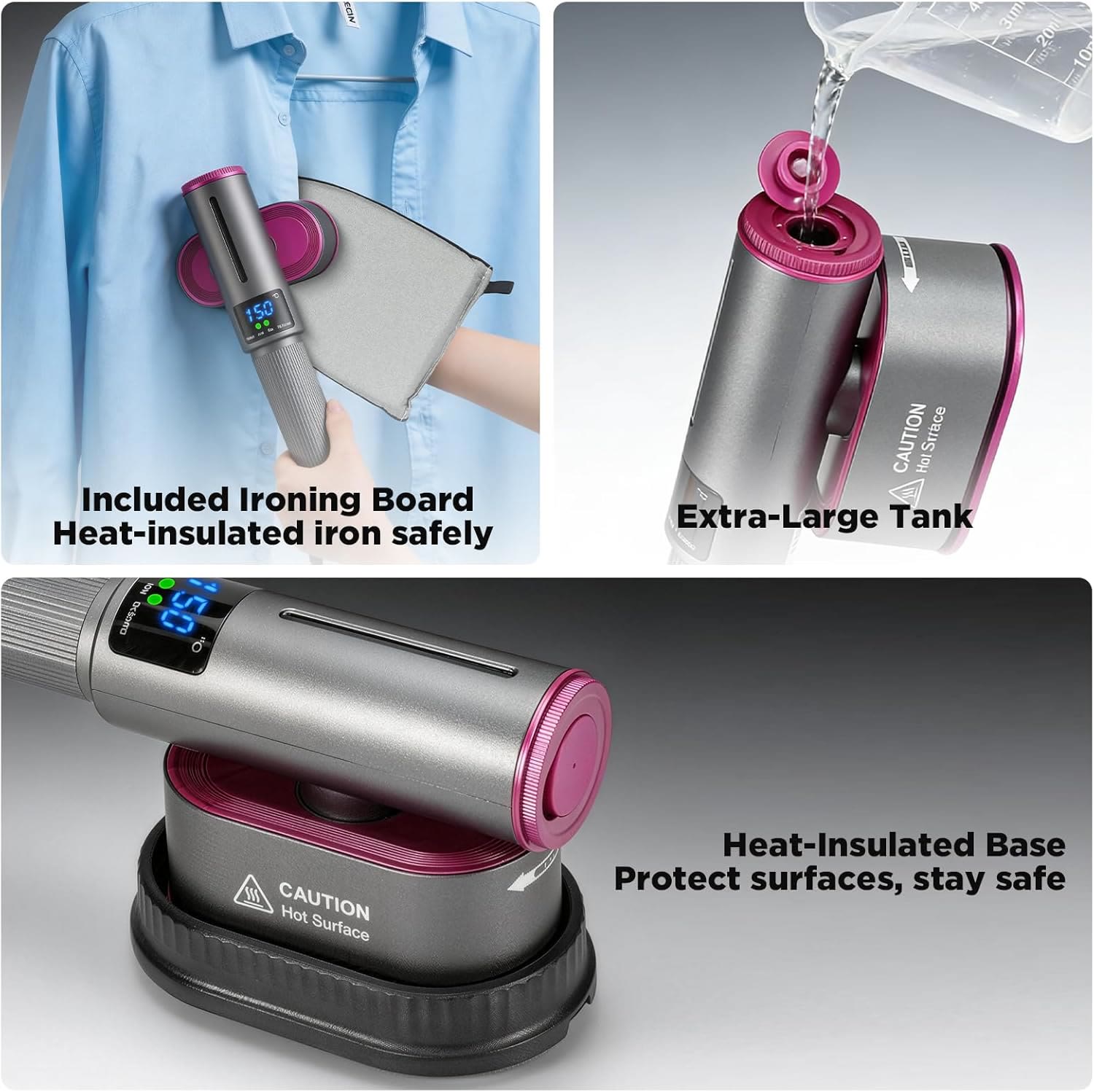 Garment Steamer for Clothes, Portable Travel Clothing Steamer Iron - image 6