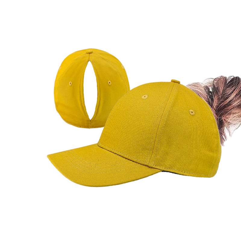 Adventure Fit Women's Baseball Cap With Magnetic Closure For Ponytails - Yellow - one size - image 9
