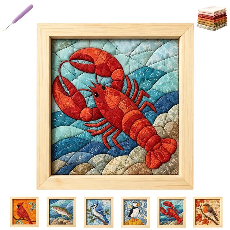 Diy Fabric Poke Art Decorations Kit For Adults No-sew - 15# - 7.9 × 7.9 in (20 × 20 cm) - image 15