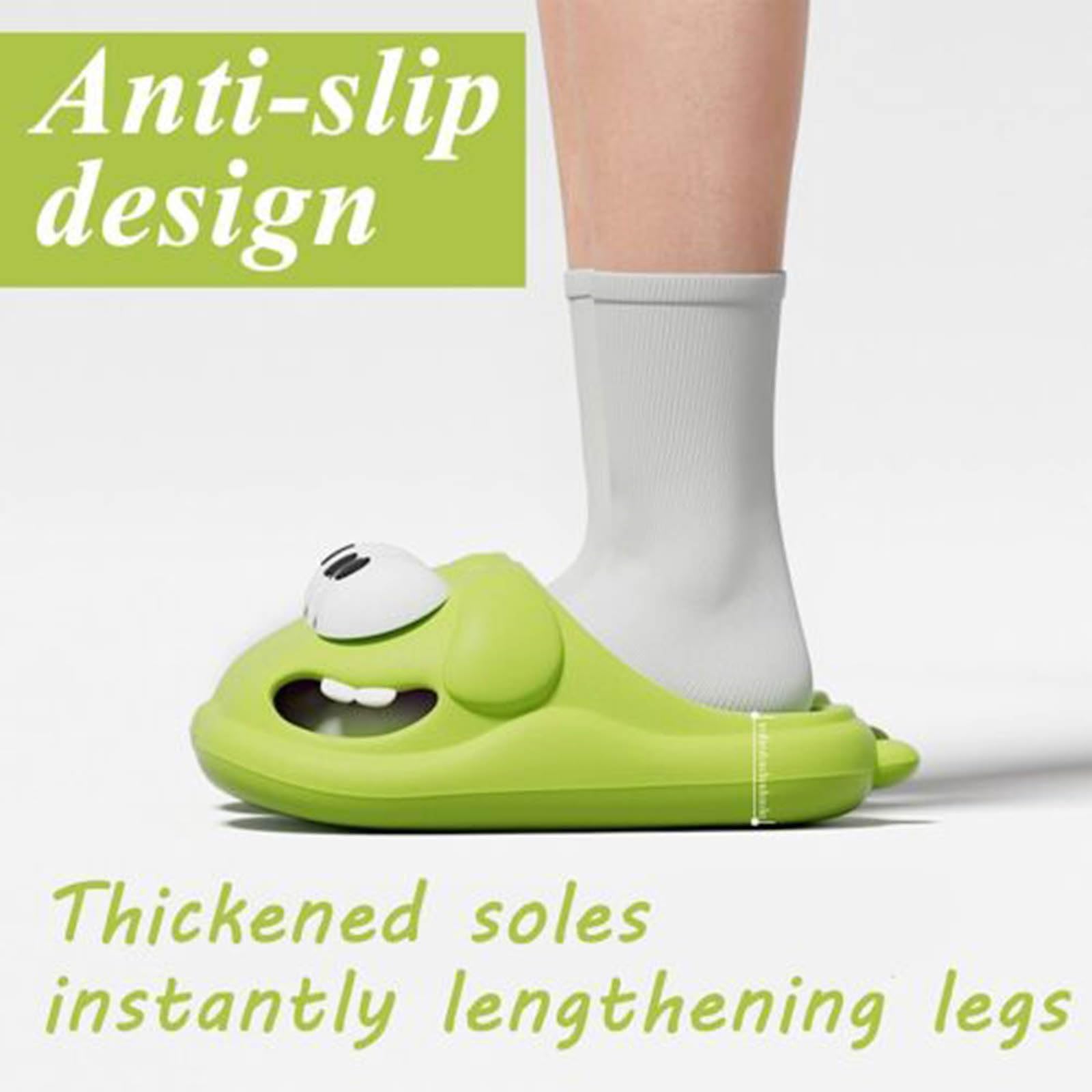 Tongue Kiss Slippers Cute Funny Big Eye Dog Slipper - image 4