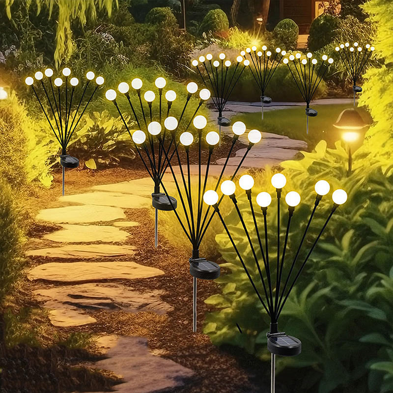 Solar Swaying Garden Light - New Upgraded Solar Garden Lights, High Flexibility Iron Wire & Heavy Bulb Base - image 14