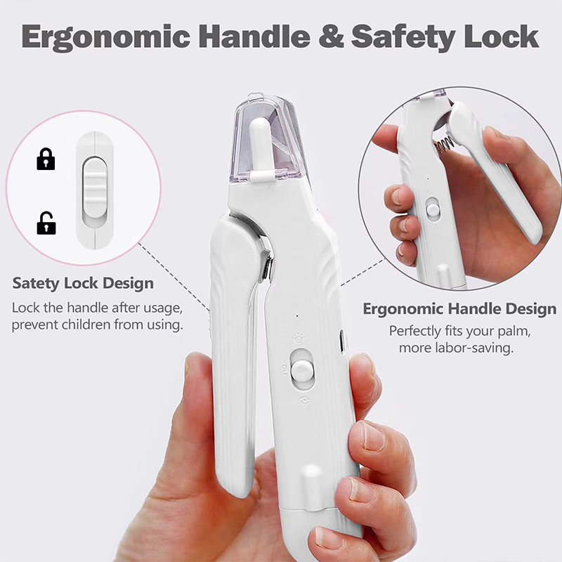 Electric Dog Cat Nail Clippers Trimmer With Led Light Durable Grinder For Large Medium Small Dogs Cats Pets - image 7