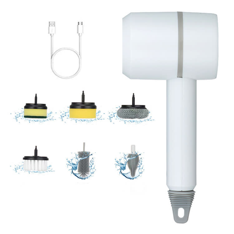 Multifunctional Electric Household Brush - WHITE 6 - image 16