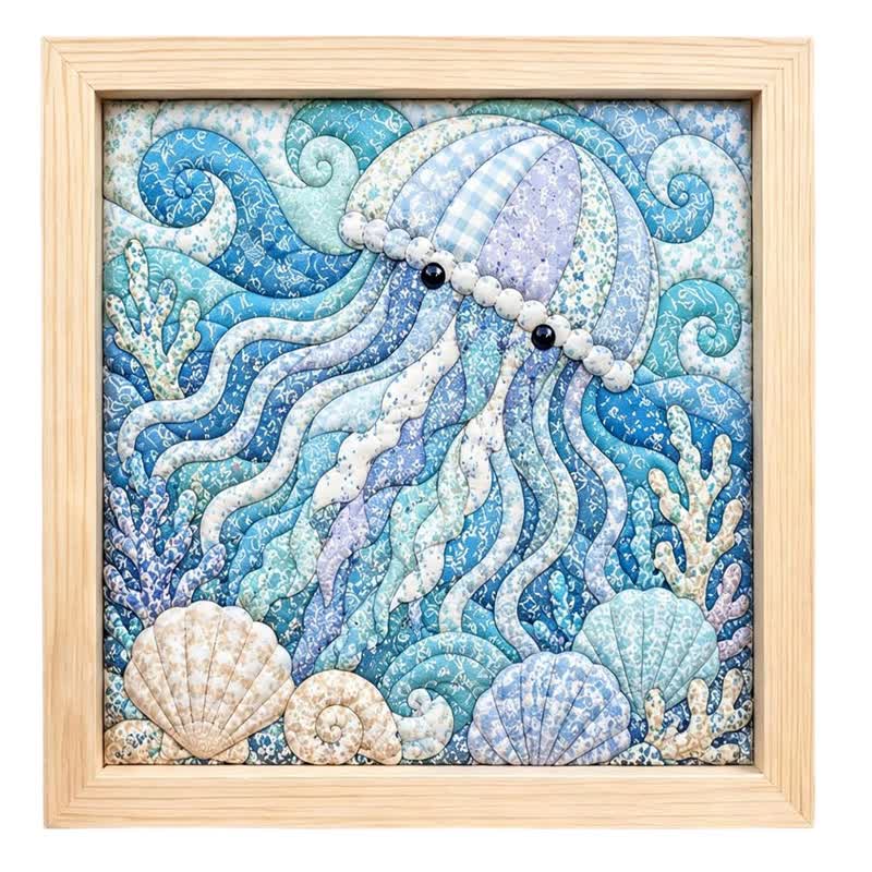 Diy Fabric Poke Art Decorations Kit For Adults No-sew - 28# - 7.9 × 7.9 in (20 × 20 cm) - image 28