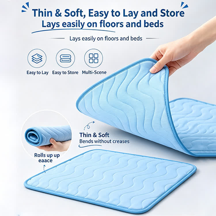 Pet Comfor Summer Cooling Ice-silk Seat Cushion - image 4