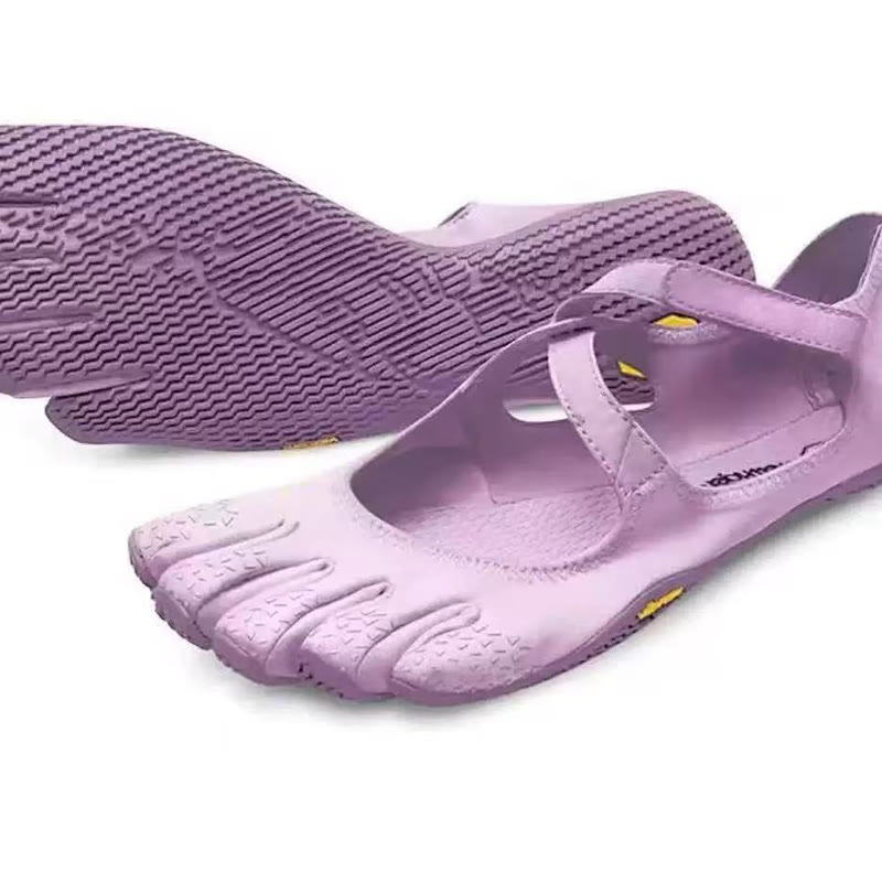 Women's Five-toe Comprehensive Training Shoes, Yoga Pilates Fitness Dance Footwear, Barefoot Non-slip Split-toe Outdoor Shoes - Light Purple - US 9 (41) - image 7