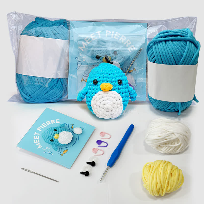 Animal Crochet Kit For Beginners - Penguin - image 3