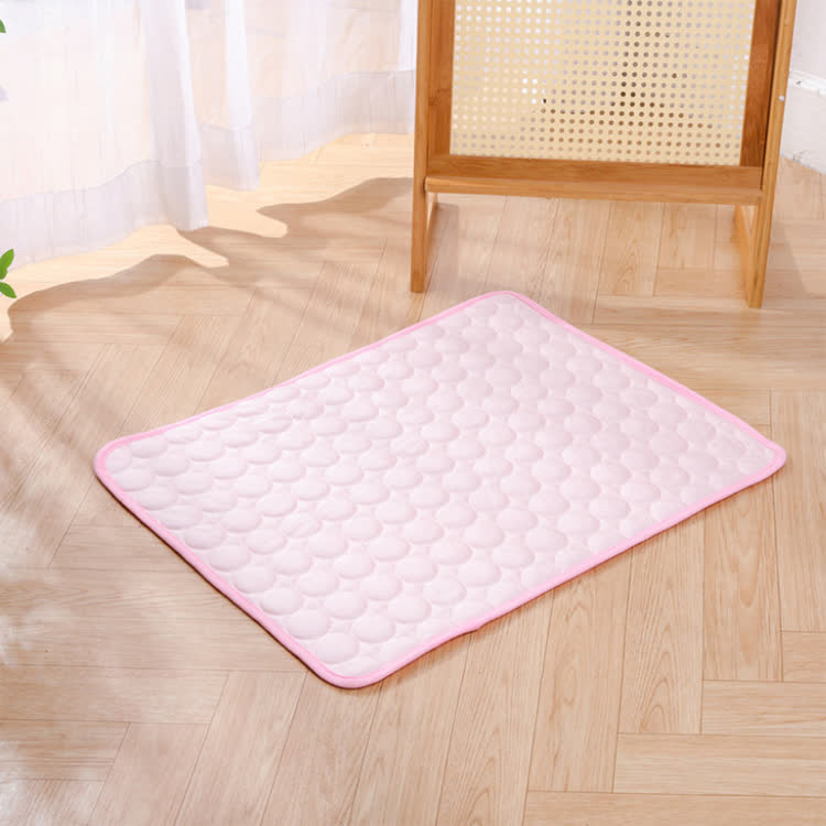 Pet Comfor Summer Cooling Ice-silk Seat Cushion - Pink - 2XL (150*100CM) - image 15