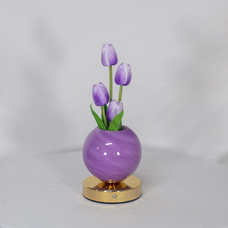 Tulip Ambient Emotional Soothing Bedroom Lamp - one size - Purple - image 19