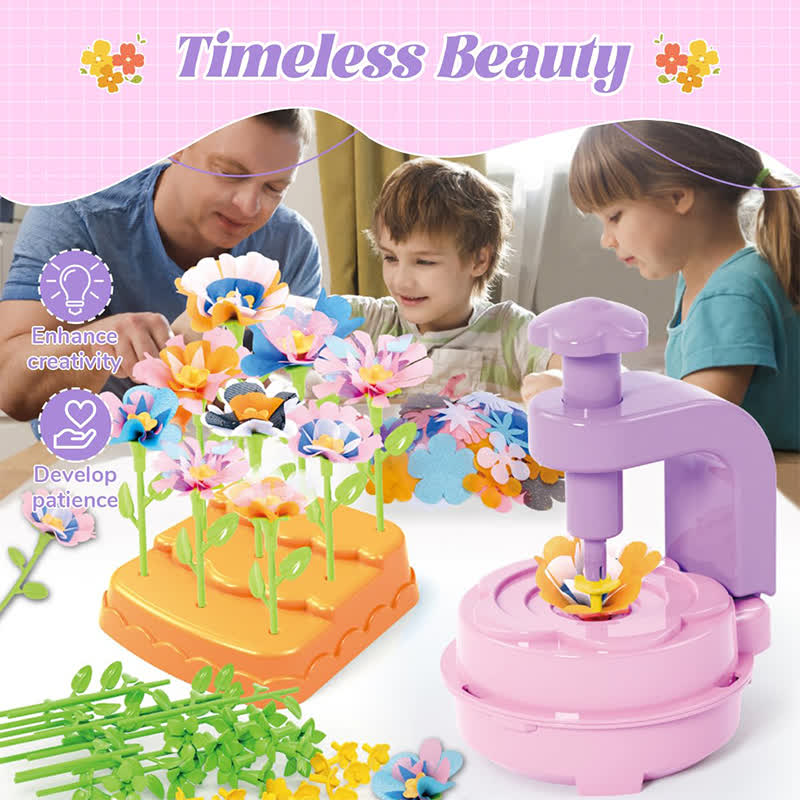 Flower Bouquet Craft Kit Flowers Market Toy Educational Toys Fun Diy Activity Set Christmas Birthday Gift - image 6