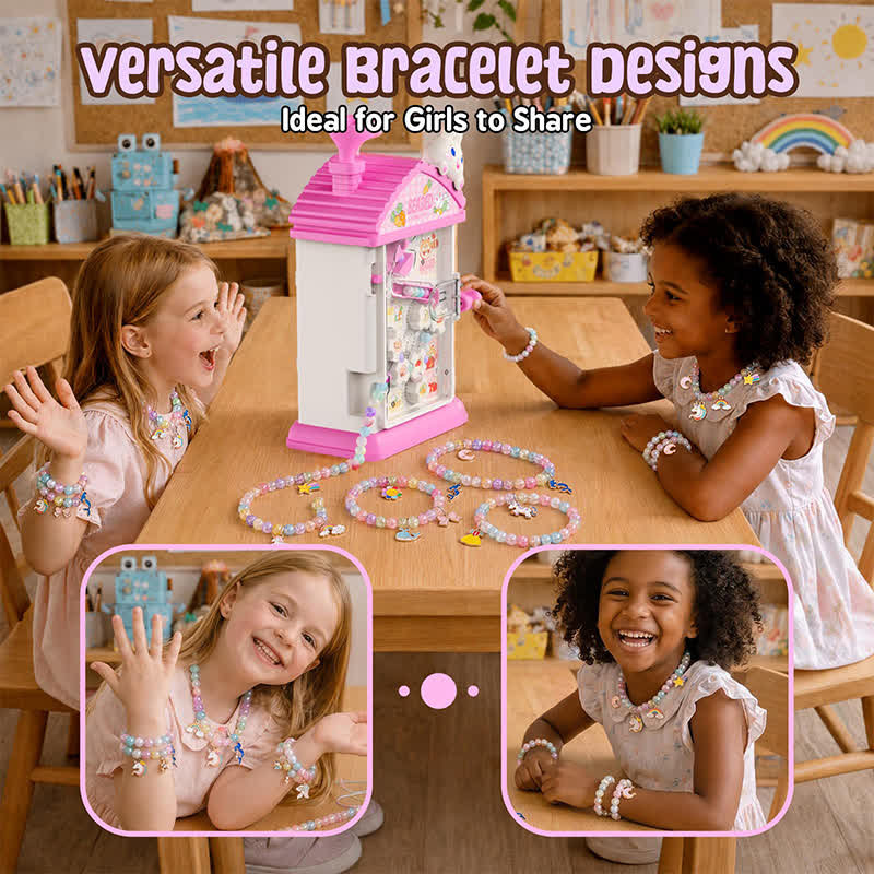 Bracelet Making Kit Auto Beaded Jewelry Maker Toy Gift For Girls 6-12 - image 7