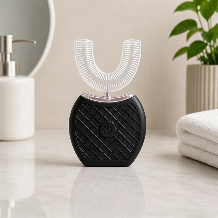Cold Light Whitening High-frequency Acoustic Waves Electric Toothbrush - Black - one size - image 8