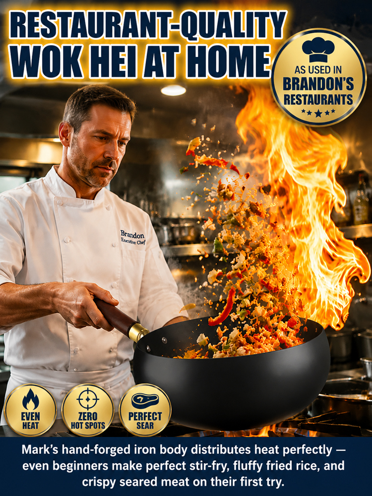 🔥🔥🔥【Heritage Craftsmanship】CenturyPan™ Handcrafted Cast Iron - Built to Last 100 Years！Grill, Fry, Steam, Bake, and More！