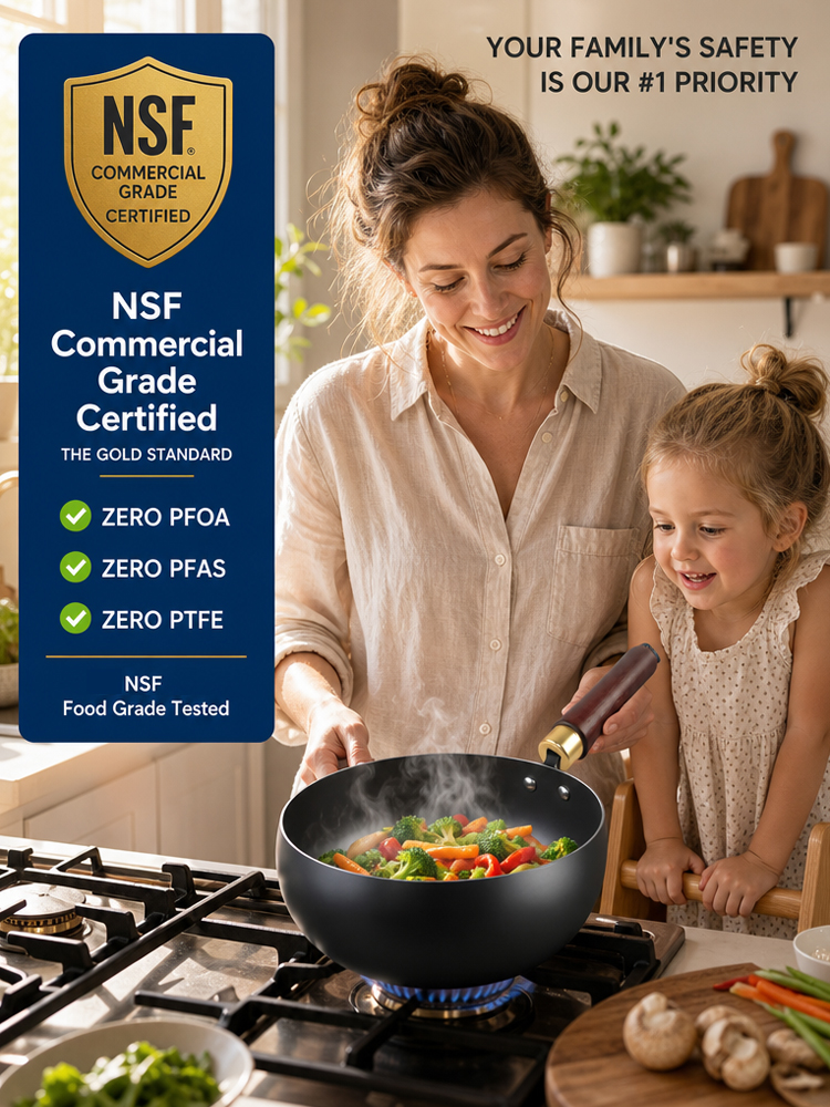 🔥🔥🔥【Heritage Craftsmanship】CenturyPan™ Handcrafted Cast Iron - Built to Last 100 Years！Grill, Fry, Steam, Bake, and More！